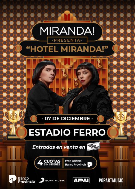 Miranda! en el estadio Ferro